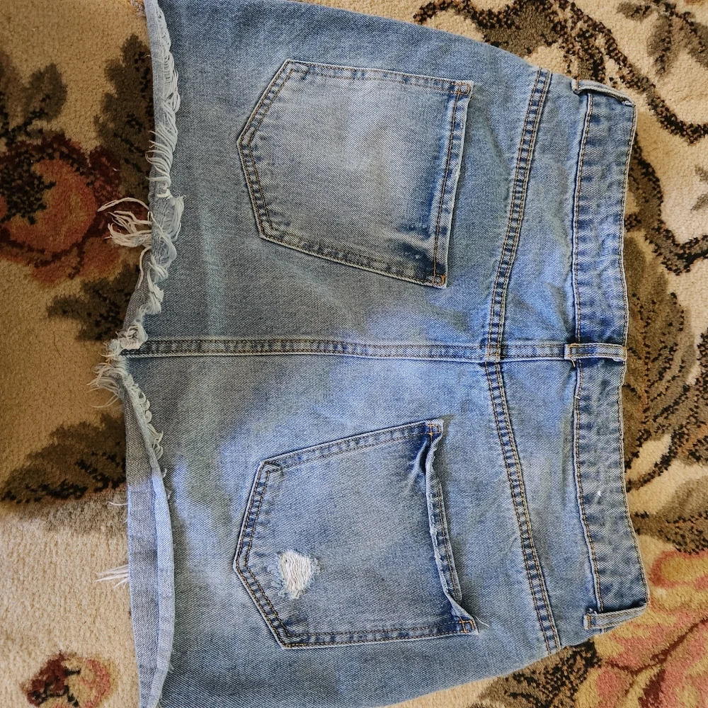 Distressed Denim Skirt - Picture 7 of 7